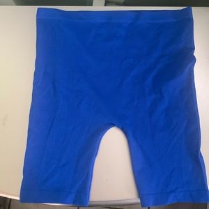 Blue Biker Shorts